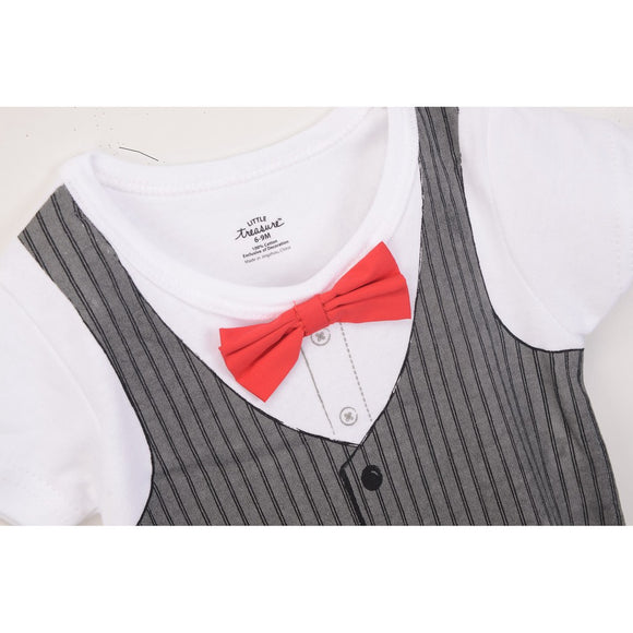 Hudson Baby 3pcs Bodysuit Short Sleeve Set (0-3m/3-6m/6-9m/9-12m)