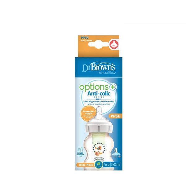 Dr Brown's PPSU Wide-Neck Options+ Baby Bottles (150ml/270ml)