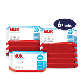 NUK anti-bacterial Wet Wipes 80pcs per pack (Promo)