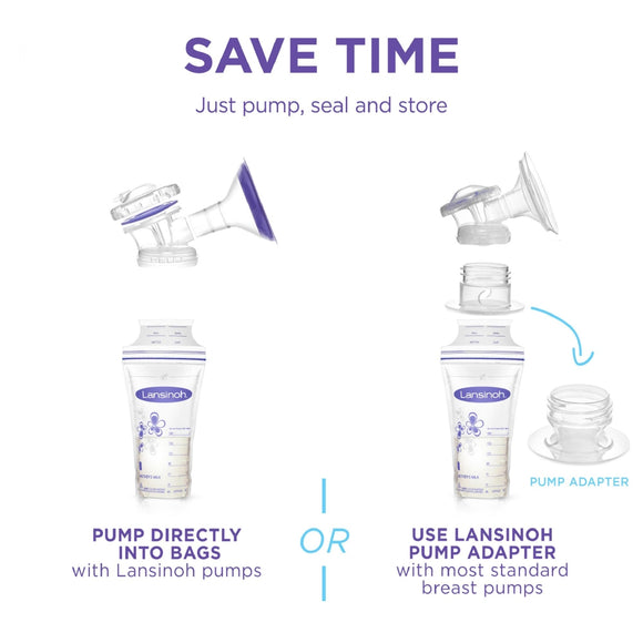 Lansinoh Breastmilk Storage Bags 6oz/180ml (50 per pack)