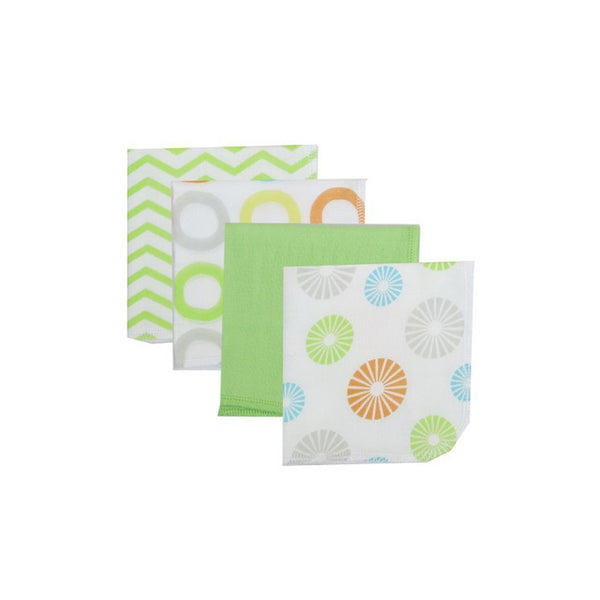 Luvable Friends 4pcs Washcloths (Bamboo)