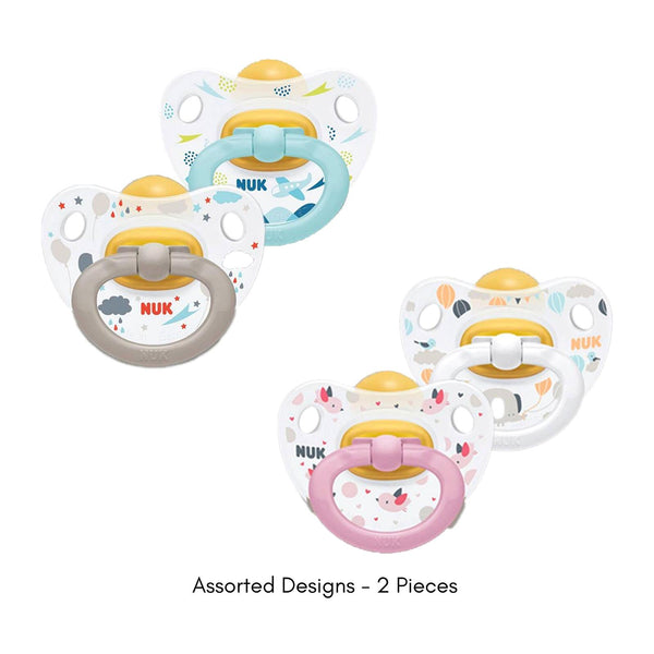 NUK Happy Kids Latex Soother 2pcs/pack - Random Design