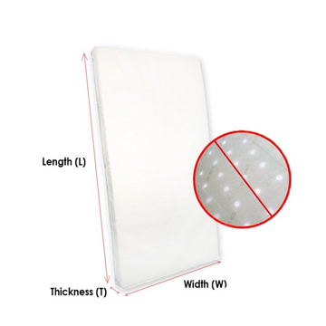 Babydreams 3 Inch Foam Mattress Without Holes -  Graco and Joie Playpen - 26x38x3inch