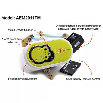 BabyOne Electrical Cradle w/ Remote Control - 0
