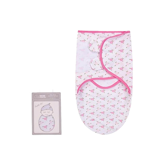 Luvable Friends Bebe Comfort Wrap Swaddle Blanket (0-3 Months)