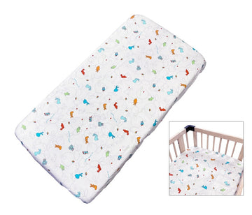 My Bunny Friend Fitted Sheet For Baby Mattress (Bunny Party) (71x132cm)