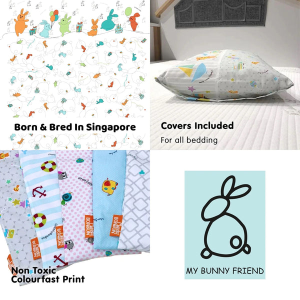 My Bunny Friend Baby Bolster (Bunny Party)(Size S/LL/J)