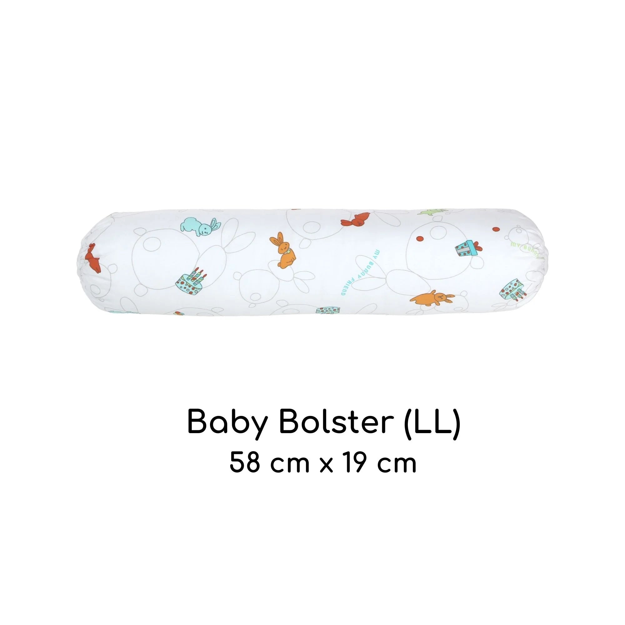 My Bunny Friend Baby Bolster (Bunny Party)(Size S/LL/J)