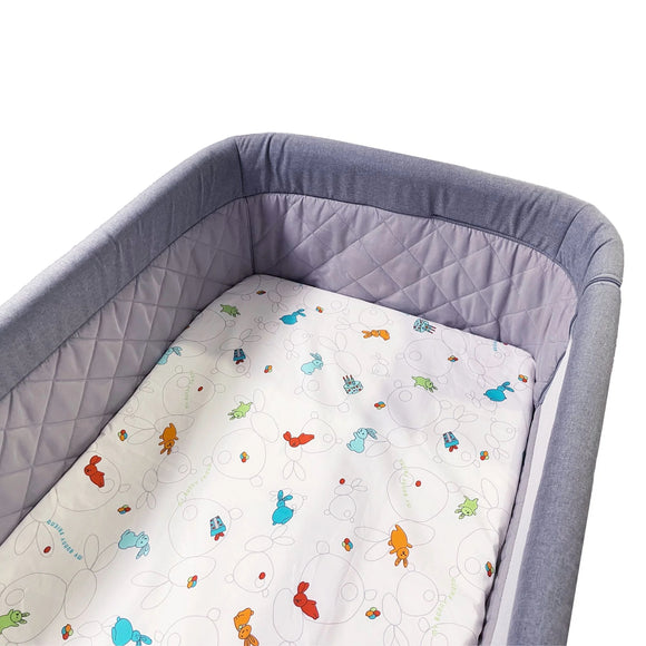 My Bunny Friend Portable Mattress Cover (Bunny Party)(66x96x7.6cm)