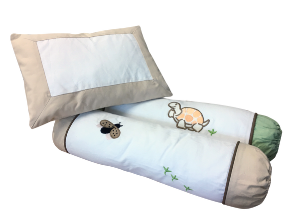 Baby Dream 100% Cotton Pillow and Bolster Set
