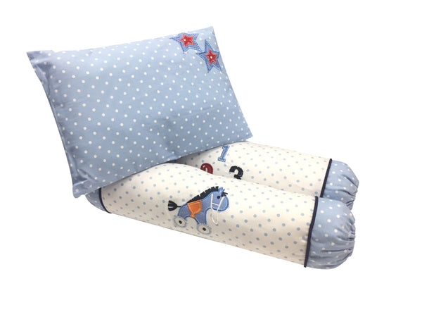 Babydreams 100% Cotton Pillow and Bolster Set