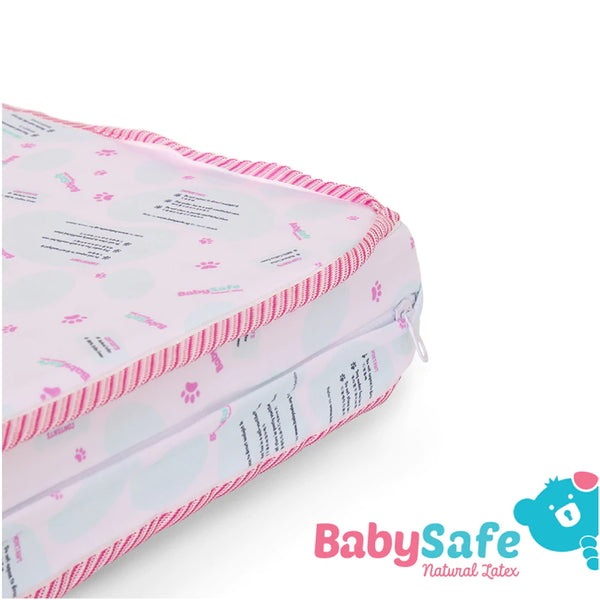 BabySafe Baby Cot Latex Mattress with Cover Case