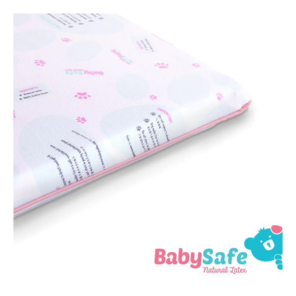 BabySafe Infant Latex Pillow with Case