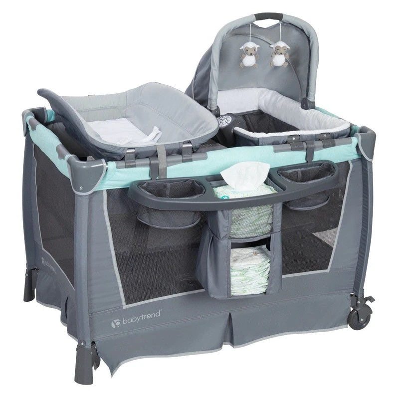 simply smart baby trend Baby Trend Simply Smart™ Nursery Center (Whisper Grey) FREE 2" Foam Pl