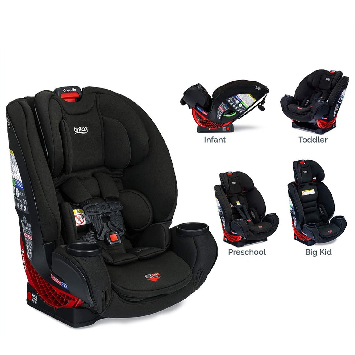 britax one4life clicktight all-in-one car seat eclipse black Britax One4Life ClickTight All-in-One Convertible Car Seat