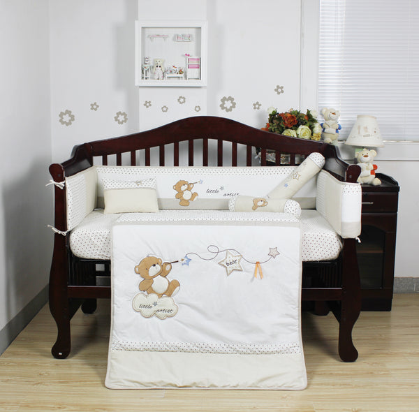 Babydreams 100% Cotton 7 pcs Bedding Set with Embroidery