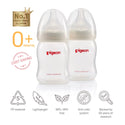 SofTouch™ Wide Neck PP Nursing Bottle Twin Pack (160ml/240ml)