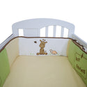 Baby Dream 100% Cotton Bumper Set with Embroidery - 25x200cm x 2 Half Bumper