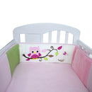Babydreams 100% Cotton Bumper Set with Embroidery - 25x200cm x 2 Half Bumper-2