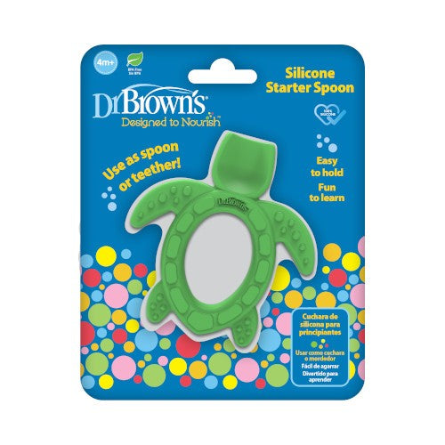 Dr Brown's Silicone Starter Spoon- Turtle - 0