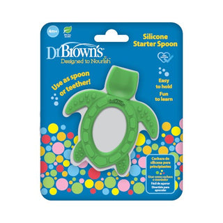 Dr Brown's Silicone Starter Spoon- Turtle