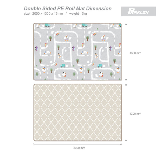 Parklon Double Sided PE Roll Mat - Downtown Duck Evernin