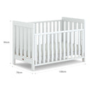 Australia Boori Daintree Premium Convertible Cot Bed + FREE Toddler Bed Guard-13