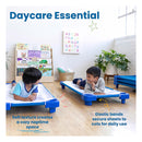 (Pre-Order) ECR4Kids Standard Cot Sheet with Elastic Straps - Polyester-Cotton Blend - Reusable Rest Cot Sheet for Naptime-4