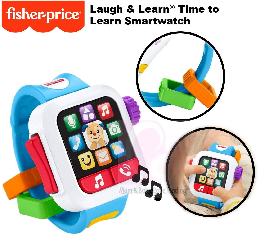 Fisher Price Laugh & Learn Time to Learn Smart Watch | Baby Kingdom Pte Ltd