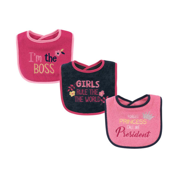 Luvable Friends 3pcs Drooler Bib