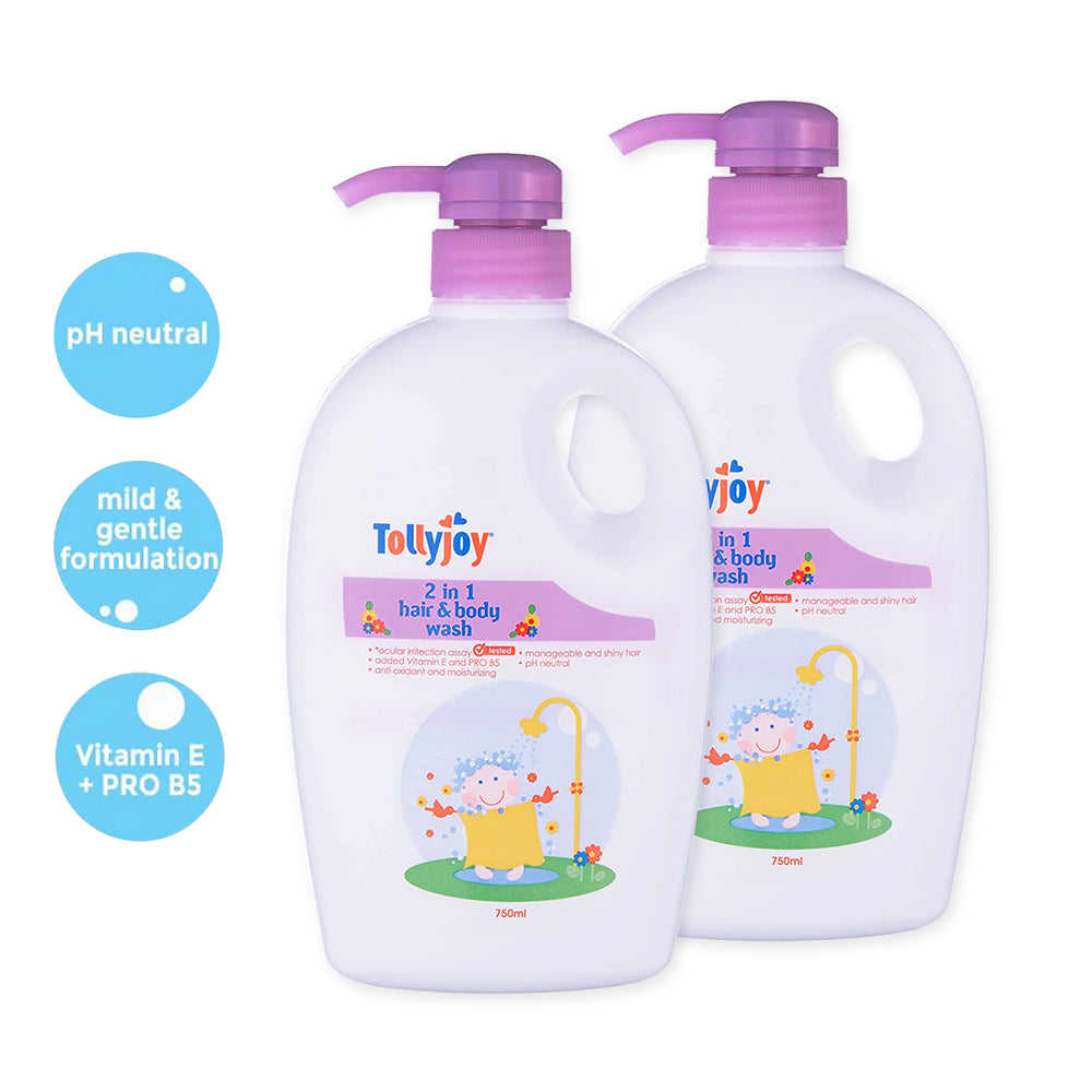 Tollyjoy 2in1 Hair and Baby Wash 750ml