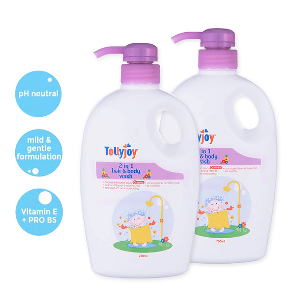 Tollyjoy 2in1 Hair and Baby Wash 750ml (Promo)