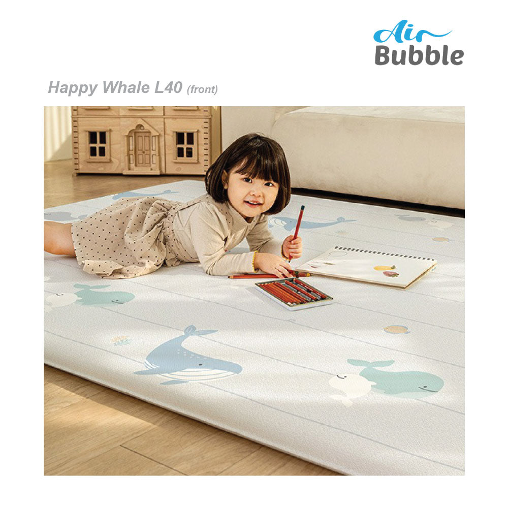 Parklon Air Bubble PVC Mat- Happy Whale (L40)