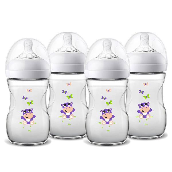 Philips Avent Exclusive Natural Baby Bottle with Animal Design 260ml