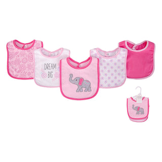 Hudson Baby 5pcs Terry Drooler Bib