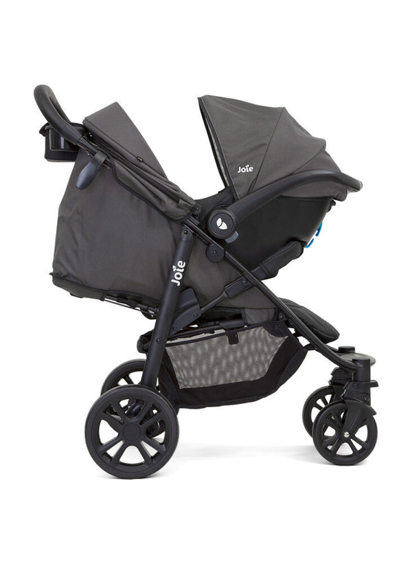 (Pre-Order)Joie Litetrax4 Travel System Stroller FREE Rain Cover (1-Year Warranty) - ETA Early April