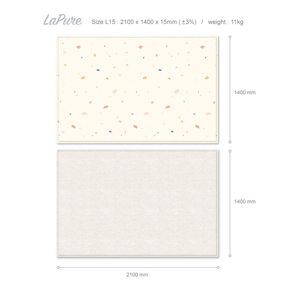 (Pre-order) Parklon LaPure Bumper Playmat - Jelly Terrazzo (S/M/L) - ETA Mid of Nov
