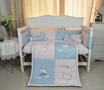 Babydreams 100% Cotton 7 pcs Bedding Set with Embroidery - 0