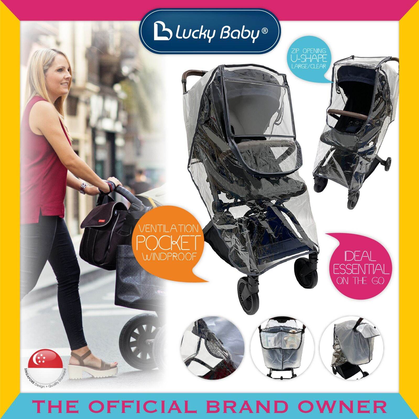 Lucky Baby Kanopee™ Universal Stroller Rain Cover