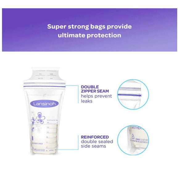 Lansinoh Breastmilk Storage Bags (25 Bags)