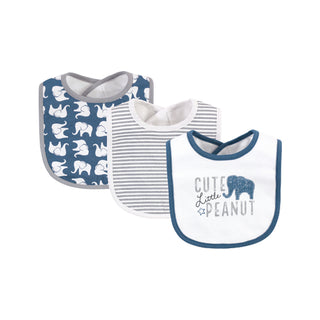 Hudson Baby 3PC Interlock Bib