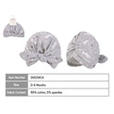 Hudson Baby 1pc Turban Cap (0-6m)