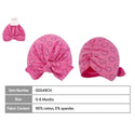 Hudson Baby 1pc Turban Cap (0-6m)