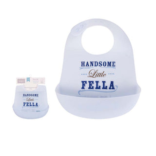 Buy handsome-fella Hudson Baby 1pc Silicone Bib