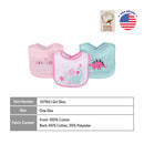 Luvable Friends 3PC Emb Bib with Polyfill-25