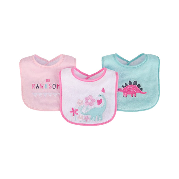 Luvable Friends 3PC Emb Bib with Polyfill