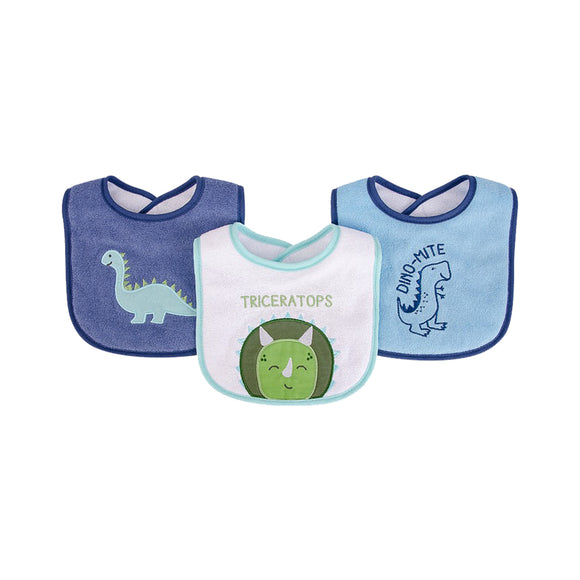 Luvable Friends 3PC Emb Bib with Polyfill