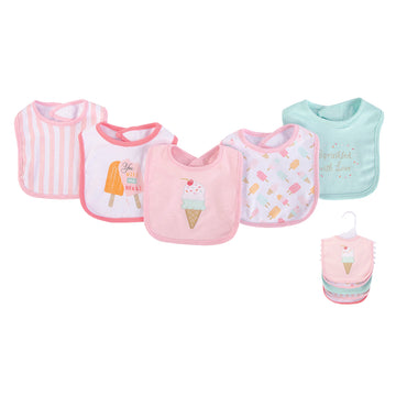Hudson Baby 5pcs Drooler Bib - 0