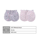 Hudson Baby 2 Pairs Scratch Mittens Set (100% Cotton)-10