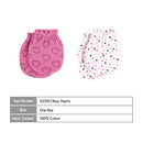 Hudson Baby 2 Pairs Scratch Mittens Set (100% Cotton)-12